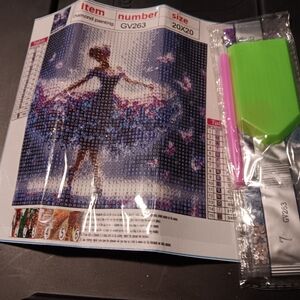 Colorful Ballerina Diamond Painting Kit 20x20